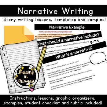 Preview of Narrative Writing / Story Writing: Ontario Curriculum Mini-Unit (Google Slides)