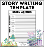 Narrative Writing | Story Writing Template | Rough Draft |