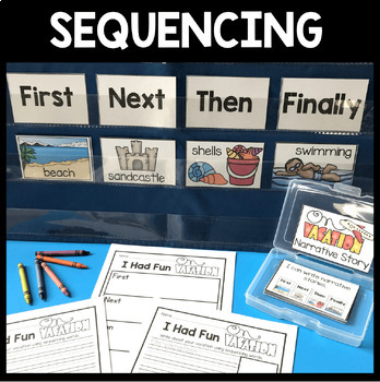 Preview of Narrative Writing - Telling a Story - Sequencing Events First Grade Kindergarten
