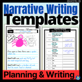 Narrative Writing Templates - Sentence Starters & Planning