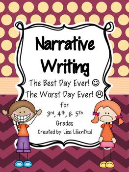 Narrative Writing by Lisa Lilienthal | Teachers Pay Teachers