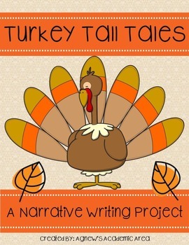 Preview of Narrative Writing "Turkey Tall Tales"