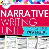 Narrative Writing Unit -  Personal Narrative- Google Classroom Distance Learning