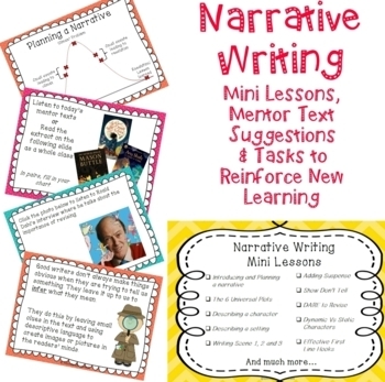 Preview of Narrative Writing Unit- 17 Mini Lessons