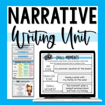 Preview of Narrative Writing Unit - Print & Digital