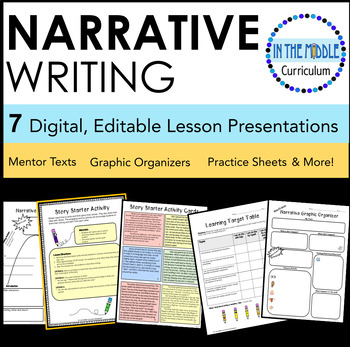 Narrative Writing Unit for Middle School-Distance Learning | TpT