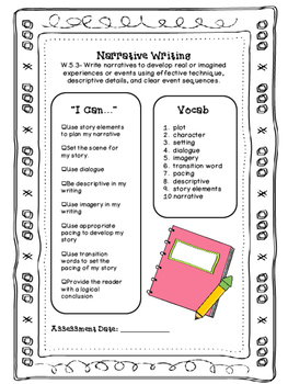 examples of narrative essays for 5th graders