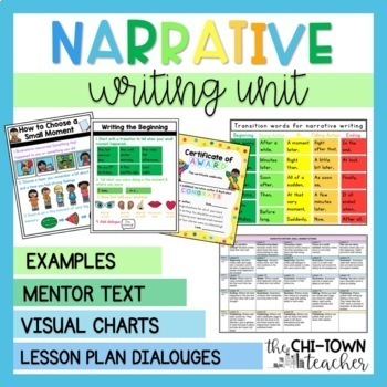 Preview of Narrative Writing Unit