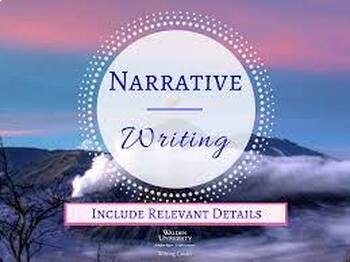 Preview of Narrative Writing Unit
