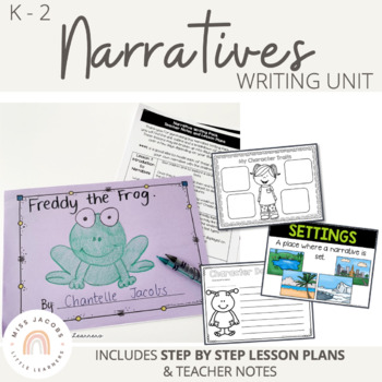 Preview of Narrative Writing Unit | Fiction Unit - great for distance learning