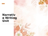 Narrative Writing Unit Power Point Daily Lessons 3rd-8th