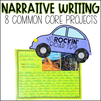 Preview of Narrative Writing Unit | Prompts, Graphic Organizers, Rubrics and Activities