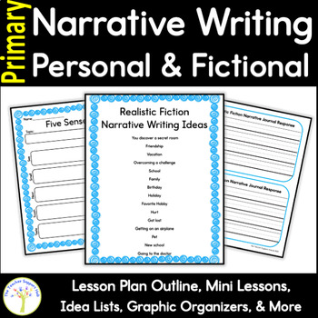 Preview of Narrative Writing Unit for Primary Elementary