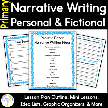 Narrative Writing Unit for Primary Elementary by The Teacher Support Hub