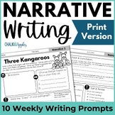 Narrative Writing Prompts & Graphic Organizers for Paragra