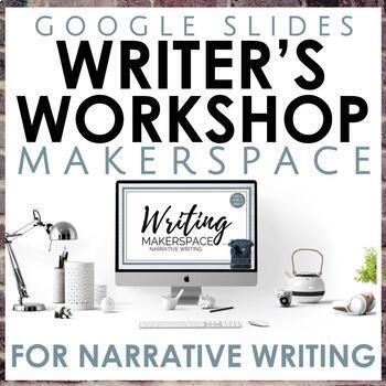 Preview of Narrative Writing Workshop Makerspace on Google Slides