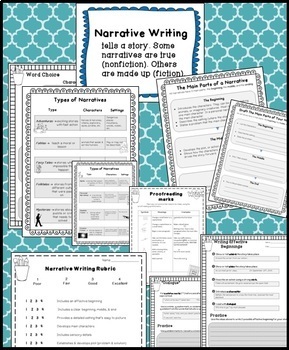Narrative Writing Graphic Organizer by Peas in a Pod | TpT