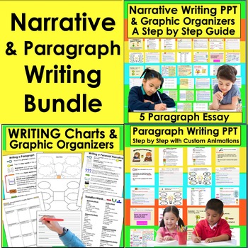 Preview of Narrative Writing and Paragraph Writing Bundle Value