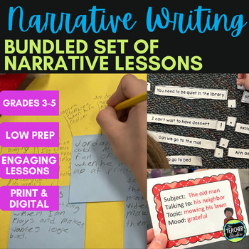 Preview of Narrative Writing and Writing Dialogue for Grades 3-  5 BUNDLE