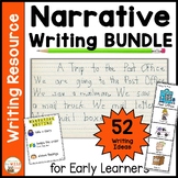 Narrative Writing Anchor Chart BUNDLE K-2 Graphic Organize