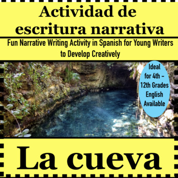 Preview of Narrative Writing in Spanish The Cave Escritura narrativa la cueva