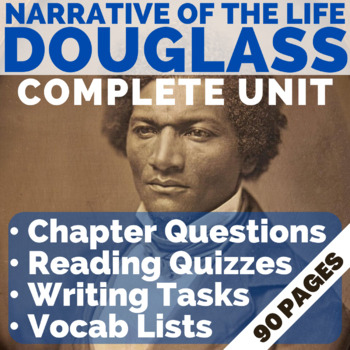 Preview of Narrative of the Life of Frederick Douglass COMPLETE UNIT: Editable Lesson Plans