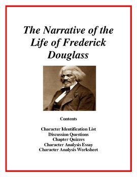 Preview of Narrative of the Life of Frederick Douglass Reading Guide