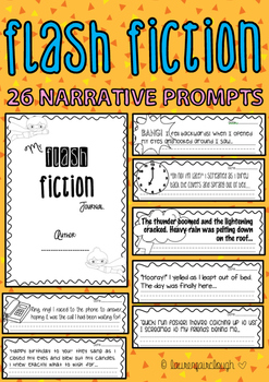 Preview of Narrative writing prompts - Flash fiction