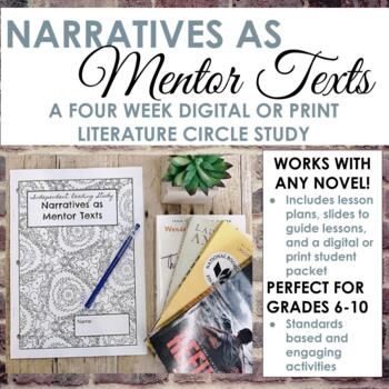 Preview of Narrative Writing Literature Circles: Narratives as Mentor Texts