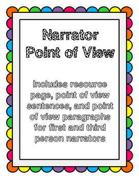 narrator point of view