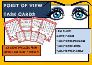 Preview of Point of view - 32 Task Cards