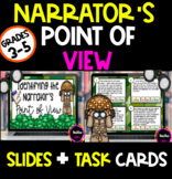 Narrator's Point of View Instructional Slides and Task Cards