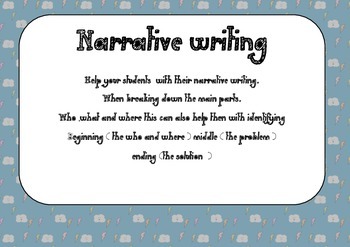 Preview of Narritive Writing - Spinner