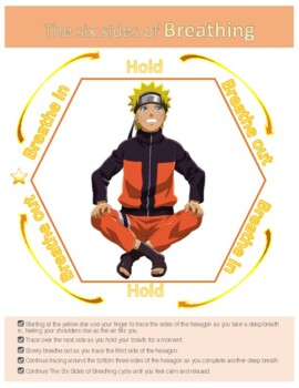 Preview of Naruto Emotional Regulation Breathing hexagon