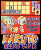 Naruto Emotional Regulation / Coping Skill dice and card g