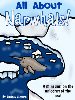 Preview of Narwhal Arctic Animal Study FREEBIE