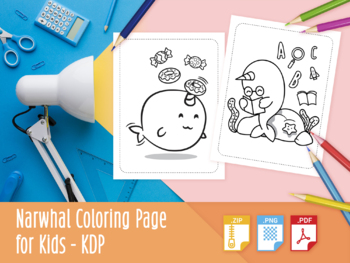 Download Narwhal Coloring Worksheets Teaching Resources Tpt