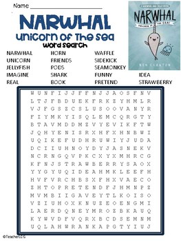 unicorn word search teaching resources teachers pay teachers