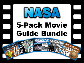 Preview of NASA - 5-Pack Bundle - 5 Movie Guides with Extra Activities