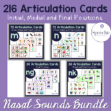 Nasal Sounds MEGA BUNDLE Articulation Cards - Initial, Med