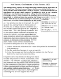 Primary Document Worksheet: Nat Turner, Confessions of Nat