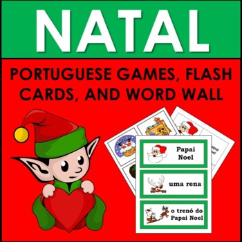 Preview of Natal: Portuguese Christmas GAMES AND WORD WALL