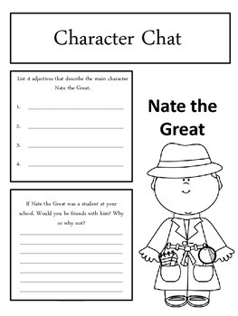 Nate the Great Stalks Stupidweed Response Notebook by Keri Dunbar