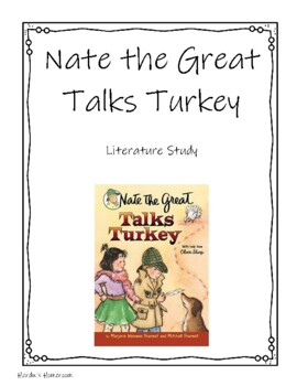 Preview of Nate the Great Talks Turkey