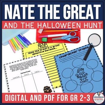 Preview of Nate the Great and the Halloween Hunt by Marjorie Sharmat Activities