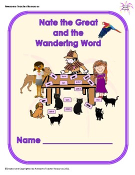 Preview of Nate the Great and the Wandering Word Complete Study Guide