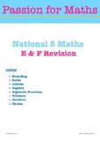 National 5 Maths Expressions and Formula Revision