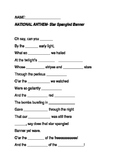 National Anthem Lyric Quiz