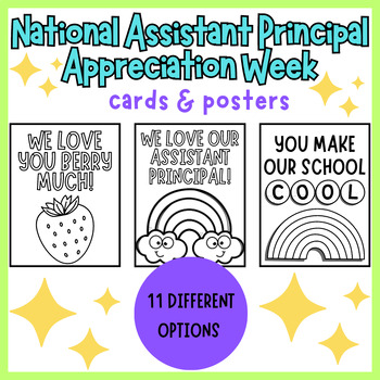 Preview of National Assistant Principal Appreciation Week - Appreciation Cards & Posters!