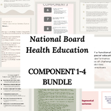 National Board EAYA Health Education: Components 1 - 4 Bundle